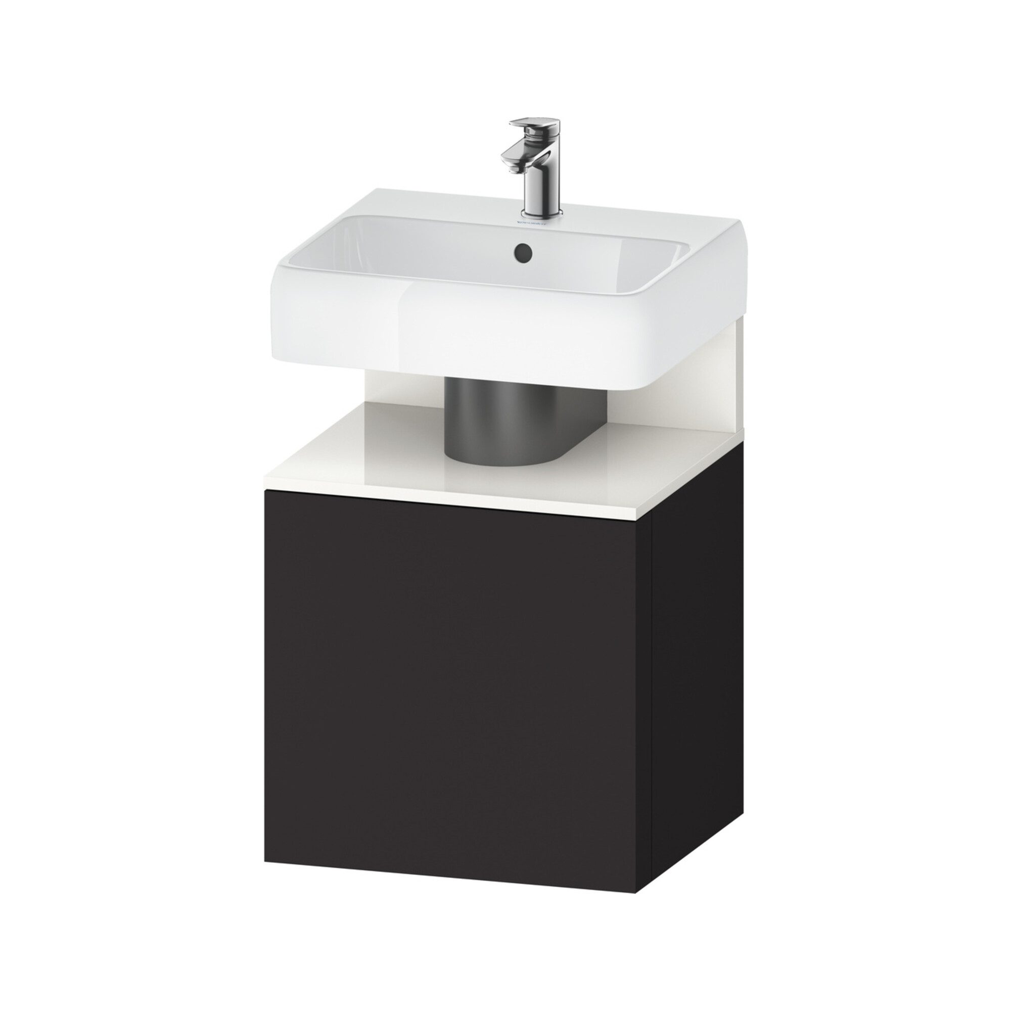 Duravit Waschtischunterschrank Qatego 49x42x64,5cm, 1 T, T r, w g/Gra matt