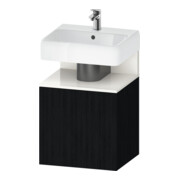 Duravit Waschtischunterschrank Qatego 49x42x64,5cm, 1 T, T r, we hgl./Eiche sw-1