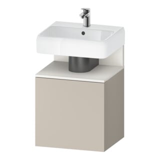 Duravit Waschtischunterschrank Qatego 49x42x64,5cm, 1 T, T r, we matt/taupe ma