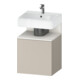 Duravit Waschtischunterschrank Qatego 49x42x64,5cm, 1 T, T r, we matt/taupe ma-1
