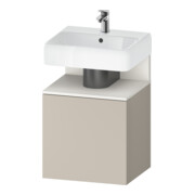 Duravit Waschtischunterschrank Qatego 49x42x64,5cm, 1 T, T r, we matt/taupe ma