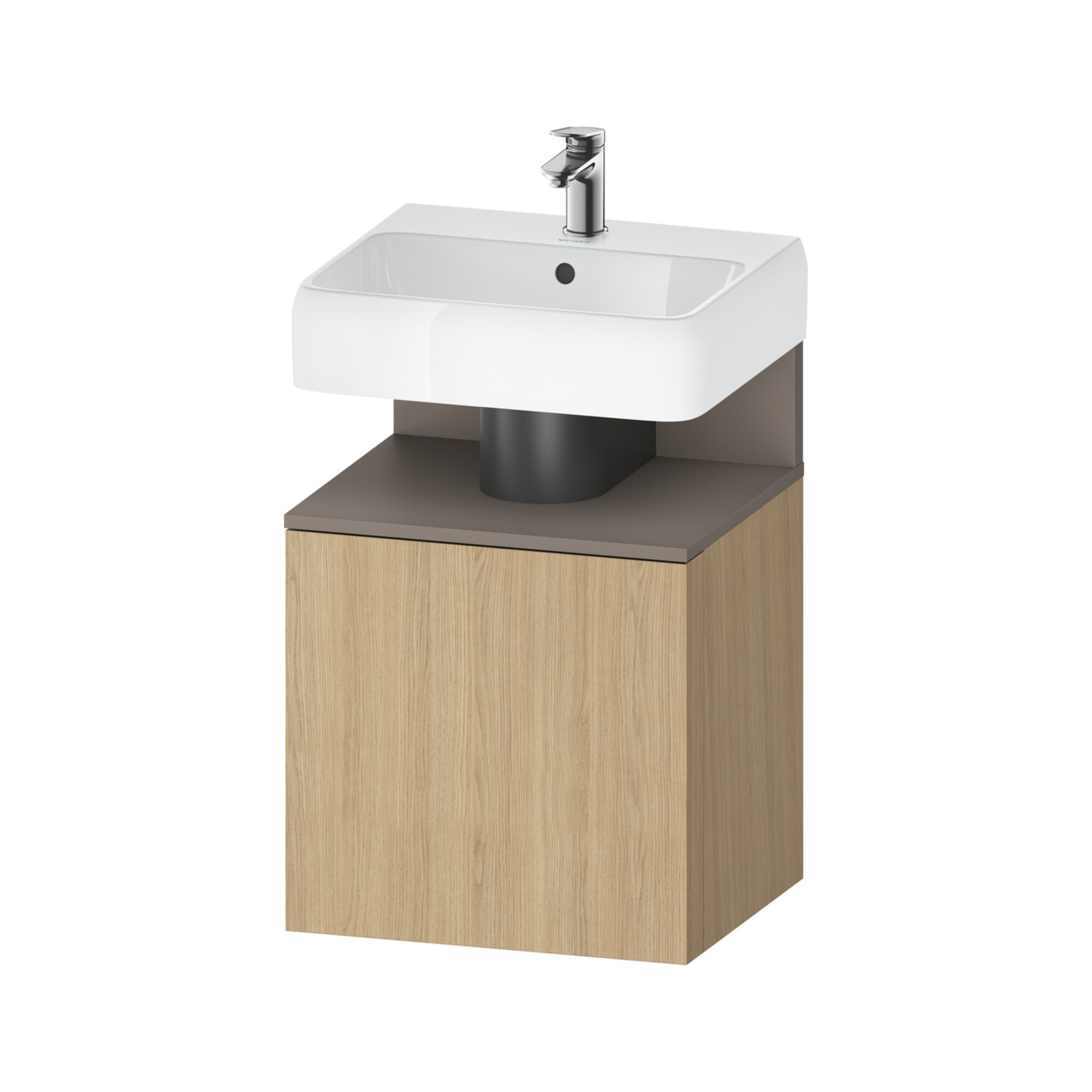 Duravit Waschtischunterschrank Qatego 49x42x64,5cm, 1 T, T re, bas. m/Eich Nat