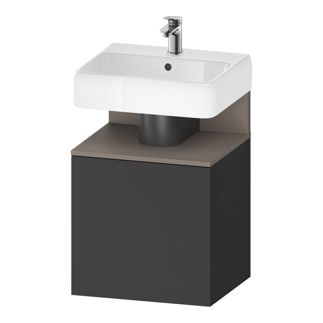 Duravit Waschtischunterschrank Qatego 49x42x64,5cm, 1 T, T. re, bas. m/Grap ma