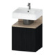 Duravit Waschtischunterschrank Qatego 49x42x64,5cm, 1 T, T. re, Ei Marmo/Ei sw