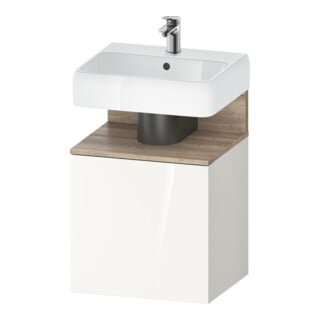 Duravit Waschtischunterschrank Qatego 49x42x64,5cm, 1 T, T re, Ei Marmor/w hgl