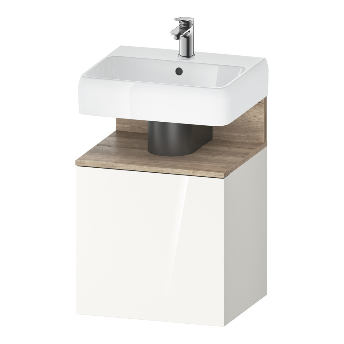 Duravit Waschtischunterschrank Qatego 49x42x64,5cm, 1 T, T re, Ei Marmor/w hgl