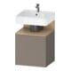 Duravit Waschtischunterschrank Qatego 49x42x64,5cm, 1 T., T. re, Ei nat/b matt