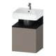 Duravit Waschtischunterschrank Qatego 49x42x64,5cm, 1 T, T re, Ei sw/Basalt ma-1