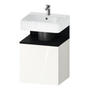 Duravit Waschtischunterschrank Qatego 49x42x64,5cm, 1 T., T. re, Ei sw/we hgl-1