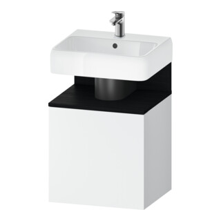Duravit Waschtischunterschrank Qatego 49x42x64,5cm, 1 T., T. re, Ei sw/we matt
