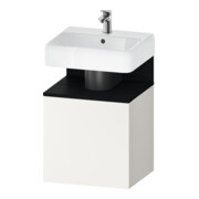 Duravit Waschtischunterschrank Qatego 49x42x64,5cm, 1 T., T. re, Ei sw/we matt