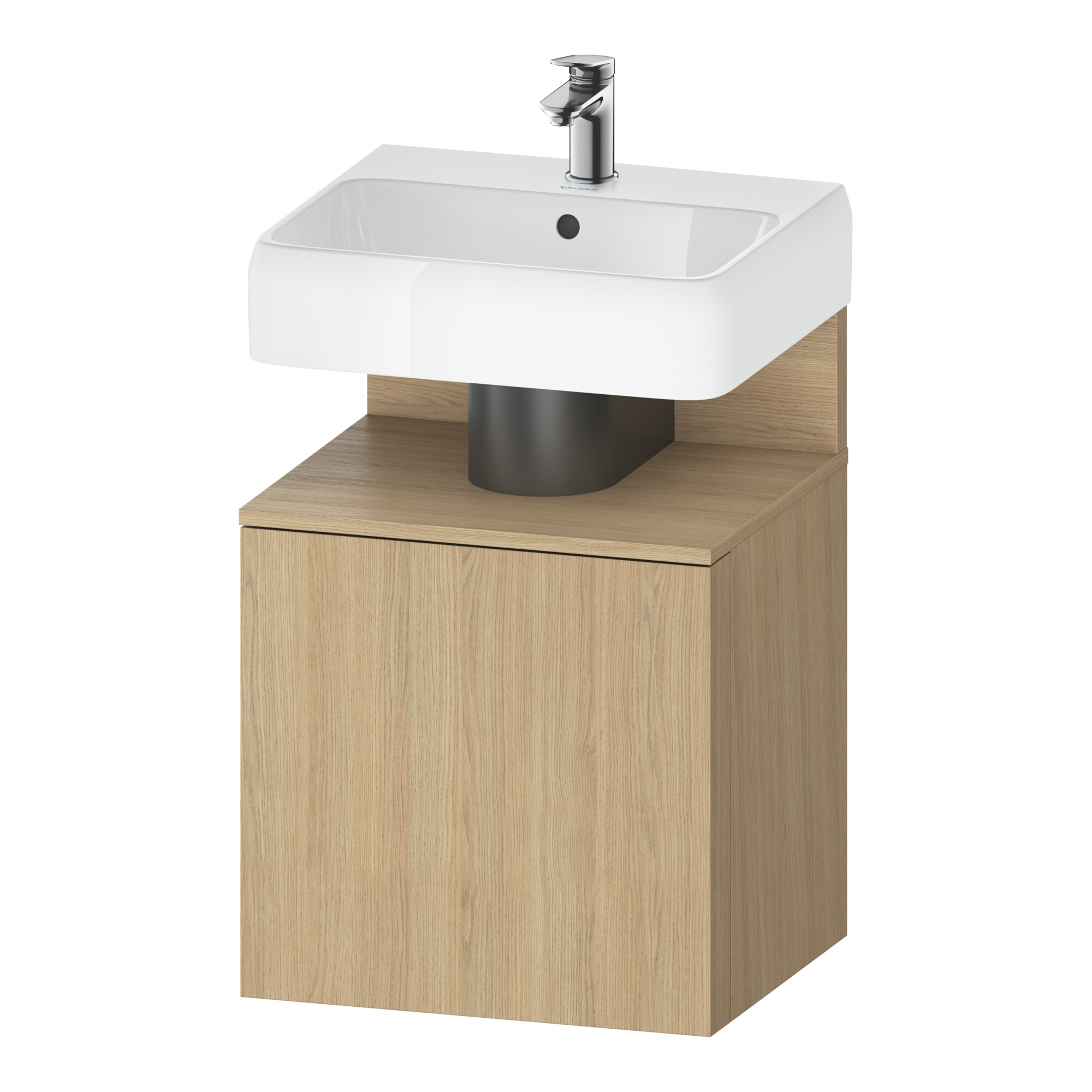 Duravit Waschtischunterschrank Qatego 49x42x64,5cm, 1 T., T. re, Eiche Natur