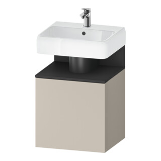 Duravit Waschtischunterschrank Qatego 49x42x64,5cm, 1 T, T. re, graph m/tau ma