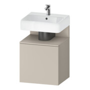Duravit Waschtischunterschrank Qatego 49x42x64,5cm, 1 T., T. re, taupe matt-1