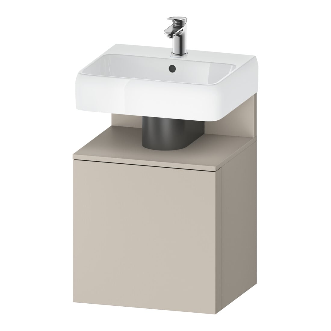 Duravit Waschtischunterschrank Qatego 49x42x64,5cm, 1 T., T. re, taupe matt