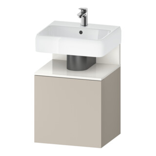 Duravit Waschtischunterschrank Qatego 49x42x64,5cm, 1 T, T re, we Hgl/taupe ma