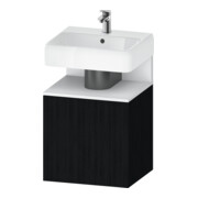 Duravit Waschtischunterschrank Qatego 49x42x64,5cm, 1 T., T. re, we m/Eich sw-1