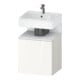 Duravit Waschtischunterschrank Qatego 49x42x64,5cm, 1 T, T. re, we matt/we hgl-1