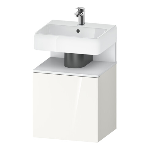 Duravit Waschtischunterschrank Qatego 49x42x64,5cm, 1 T, T. re, we matt/we hgl