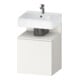 Duravit Waschtischunterschrank Qatego 49x42x64,5cm, 1 T., T. re, we supermatt-1
