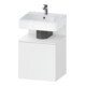 Duravit Waschtischunterschrank Qatego 49x42x64,5cm, 1 T., Tür links, weiß matt-1