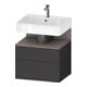 Duravit Waschtischunterschrank Qatego 59x47x59cm, ba m/Gr m, 1 Kast, 1 Ausz.-1