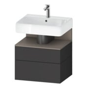 Duravit Waschtischunterschrank Qatego 59x47x59cm, ba m/Gr m, 1 Kast, 1 Ausz.