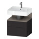Duravit Waschtischunterschrank Qatego 59x47x59cm, ba m/Gr m, 1 Kast, 1 Ausz.-1