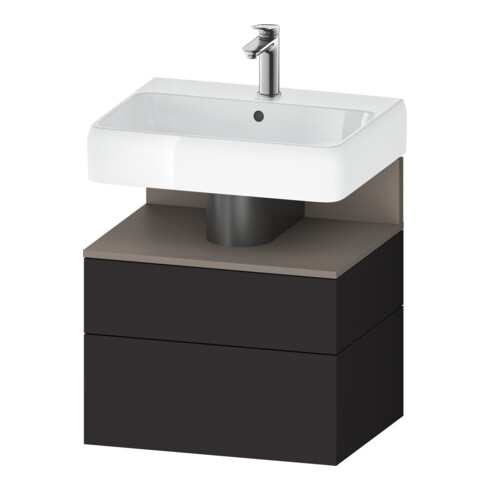Duravit Waschtischunterschrank Qatego 59x47x59cm, ba m/Gr m, 1 Kast, 1 Ausz.