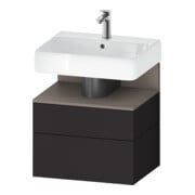 Duravit Waschtischunterschrank Qatego 59x47x59cm, ba m/Gr m, 1 Kast, 1 Ausz.