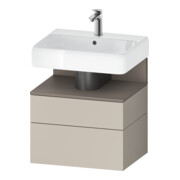 Duravit Waschtischunterschrank Qatego 59x47x59cm, ba m/ta m, 1 Kast, m B