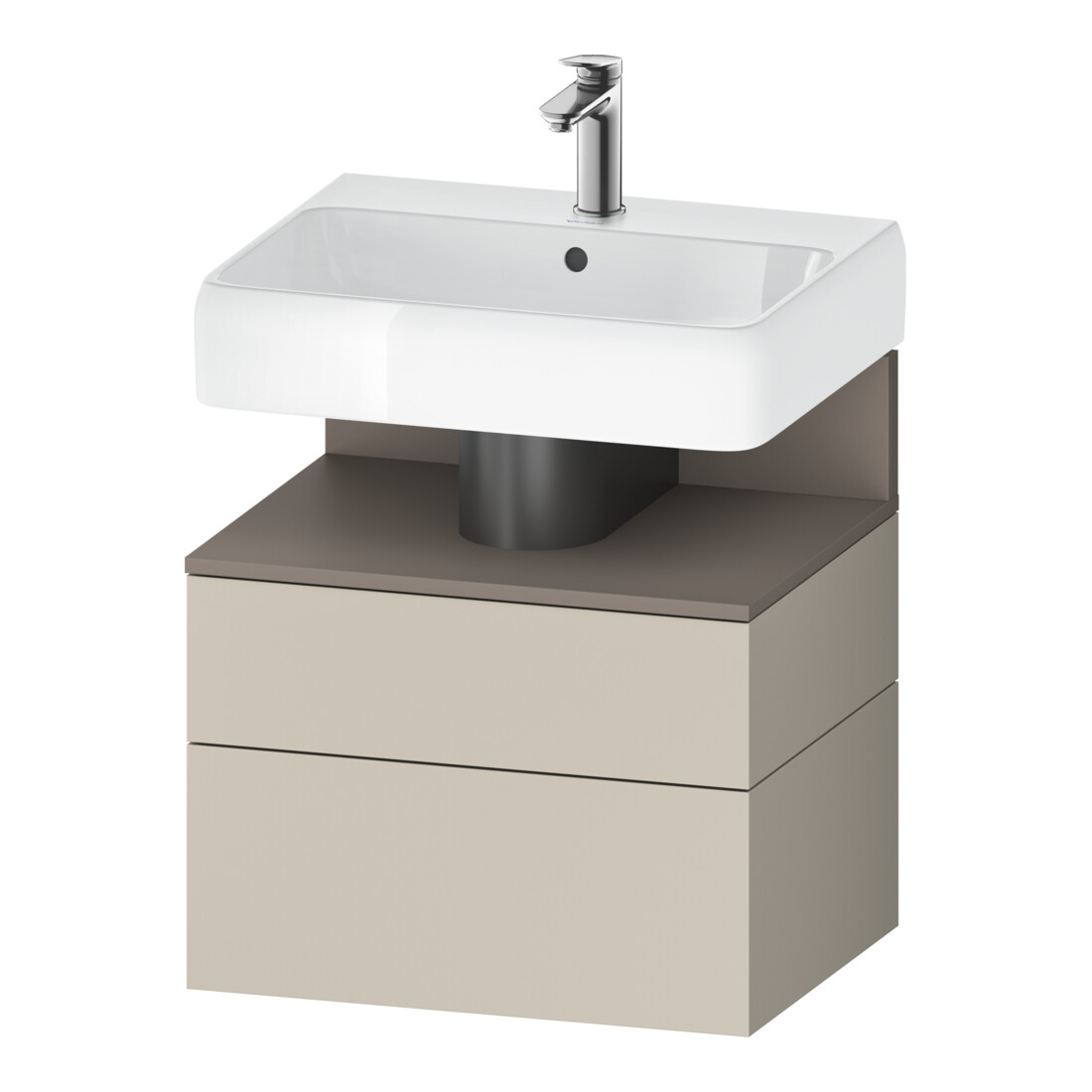 Duravit Waschtischunterschrank Qatego 59x47x59cm, ba m/ta m, 1 Kast, m B