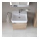 Duravit Waschtischunterschrank Qatego 59x47x59cm, E ma, 1 Kast, m Nischenb-5