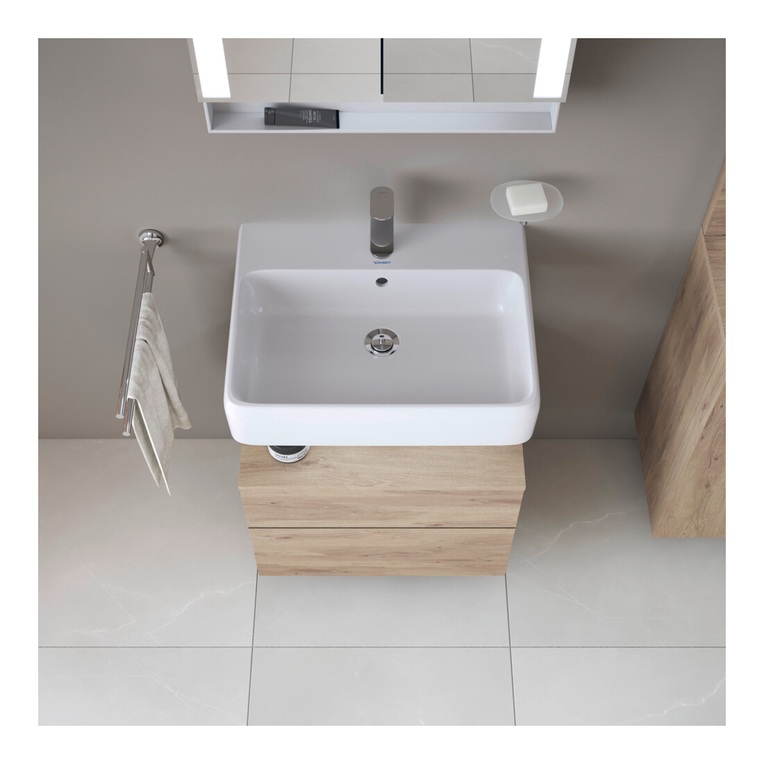 Duravit Waschtischunterschrank Qatego 59x47x59cm, E ma, 1 Kast, m Nischenb