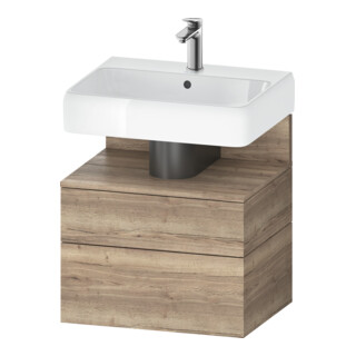 Duravit Waschtischunterschrank Qatego 59x47x59cm, E ma, 1 Schubkast., 1 Ausz.
