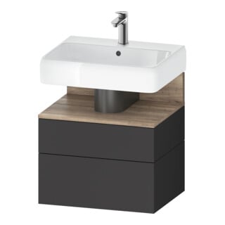 Duravit Waschtischunterschrank Qatego 59x47x59cm, E Ma/Gra m, 1 Kast, m B
