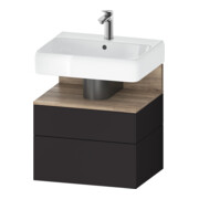 Duravit Waschtischunterschrank Qatego 59x47x59cm, E Ma/Gra m, 1 Kast, m B