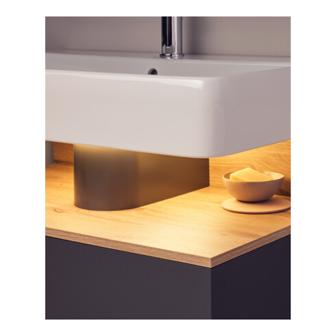 Duravit Waschtischunterschrank Qatego 59x47x59cm, E Ma/Gra m, 1 Kast, m B