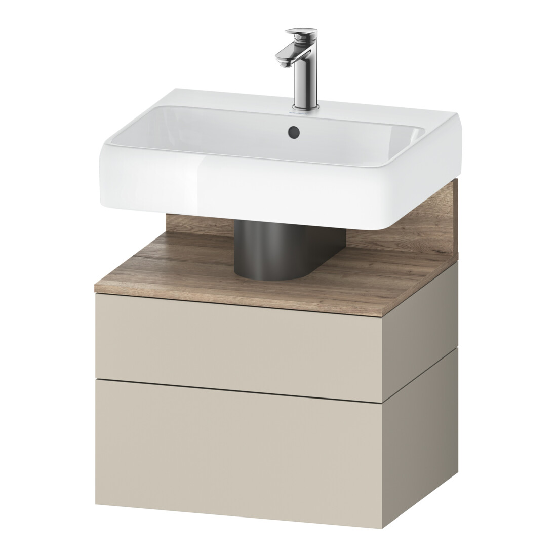 Duravit Waschtischunterschrank Qatego 59x47x59cm, E Ma/t m, 1 Kast, 1 Ausz.