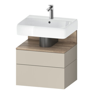 Duravit Waschtischunterschrank Qatego 59x47x59cm, E Ma/t m, 1 Kast, m Nischenb