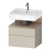 Duravit Waschtischunterschrank Qatego 59x47x59cm, E Ma/t m, 1 Kast, m Nischenb