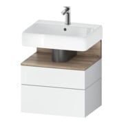Duravit Waschtischunterschrank Qatego 59x47x59cm, E Ma/w m, 1 Kast, m Nischenb