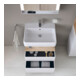 Duravit Waschtischunterschrank Qatego 59x47x59cm, E Ma/w m, 1 Kast, m Nischenb-5
