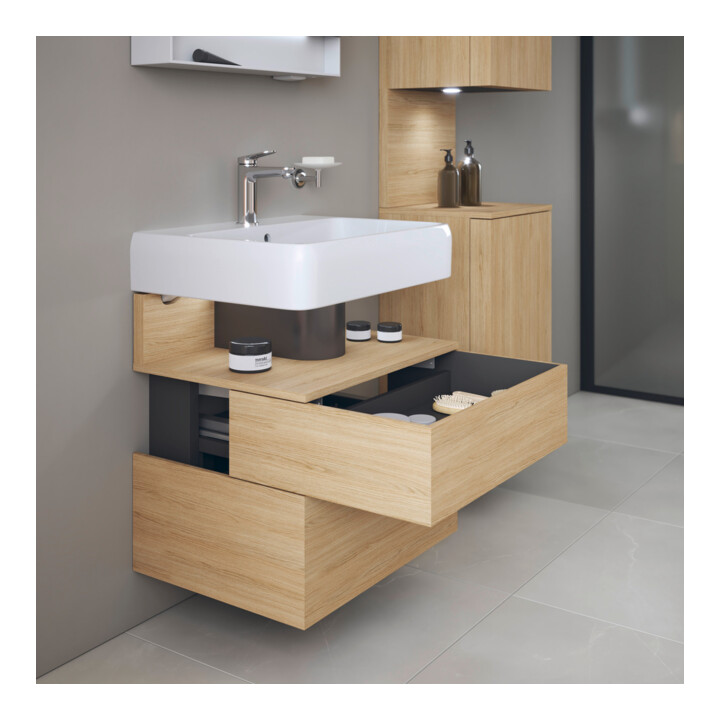 Duravit Waschtischunterschrank Qatego 59x47x59cm, E N, 1 Kast, m Nischenb