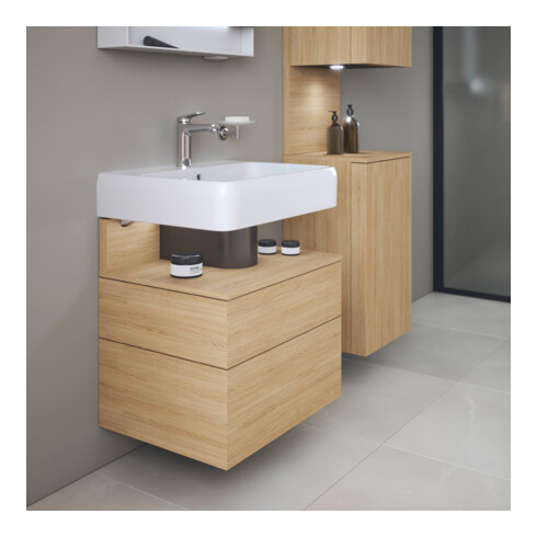 Duravit Waschtischunterschrank Qatego 59x47x59cm, E N, 1 Kast, m Nischenb