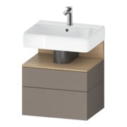 Duravit Waschtischunterschrank Qatego 59x47x59cm, E na/b m, 1 Kast, 1 Ausz.