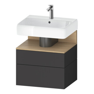 Duravit Waschtischunterschrank Qatego 59x47x59cm, E na/gra m, 1 Kast, m B