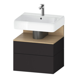 Duravit Waschtischunterschrank Qatego 59x47x59cm, E na/gra m, 1 Kast, m B
