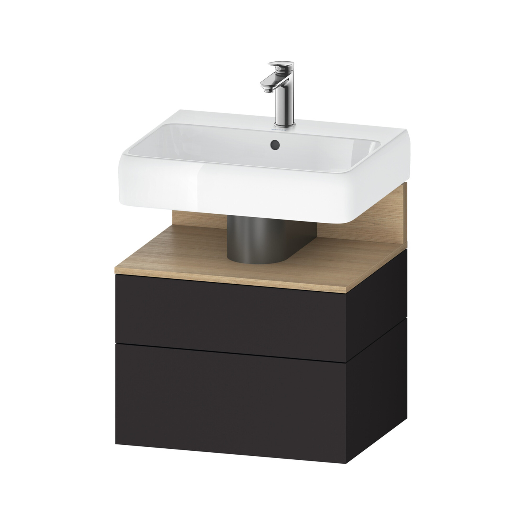 Duravit Waschtischunterschrank Qatego 59x47x59cm, E na/gra m, 1 Kast, m B