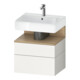 Duravit Waschtischunterschrank Qatego 59x47x59cm, E na/we m, 1 Kast, m B-1
